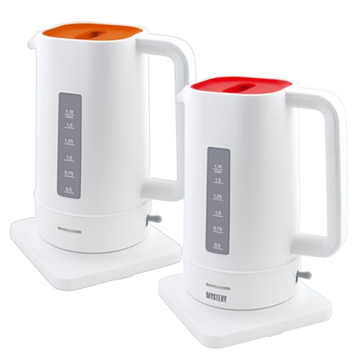 Electric Kettle Mystery MEK-1618 White/Red