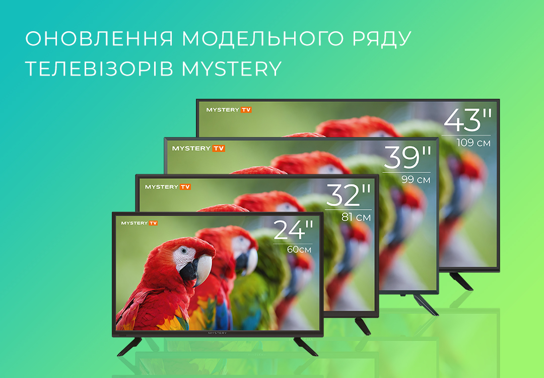 Оновлення модельного ряду телевізорів Mystery у 2020 році