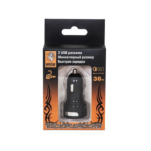 Автомобильное зарядное устройство Mystery MUC-2H