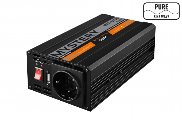 Автомобильный преобразователь напряжения Mystery MAC-500W PURE SW