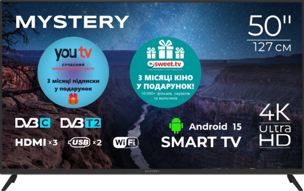 Smart-телевізор Mystery MTV-5060UDT2